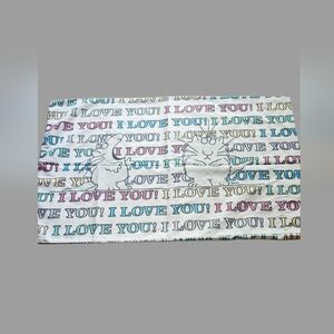 Vintage Sandra Boynton 80's Standard‎ Pillowcase, 'I Love You'  Comic